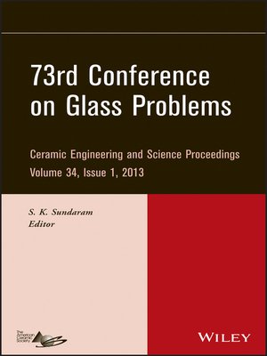 cover image of 73rd Conference on Glass Problems